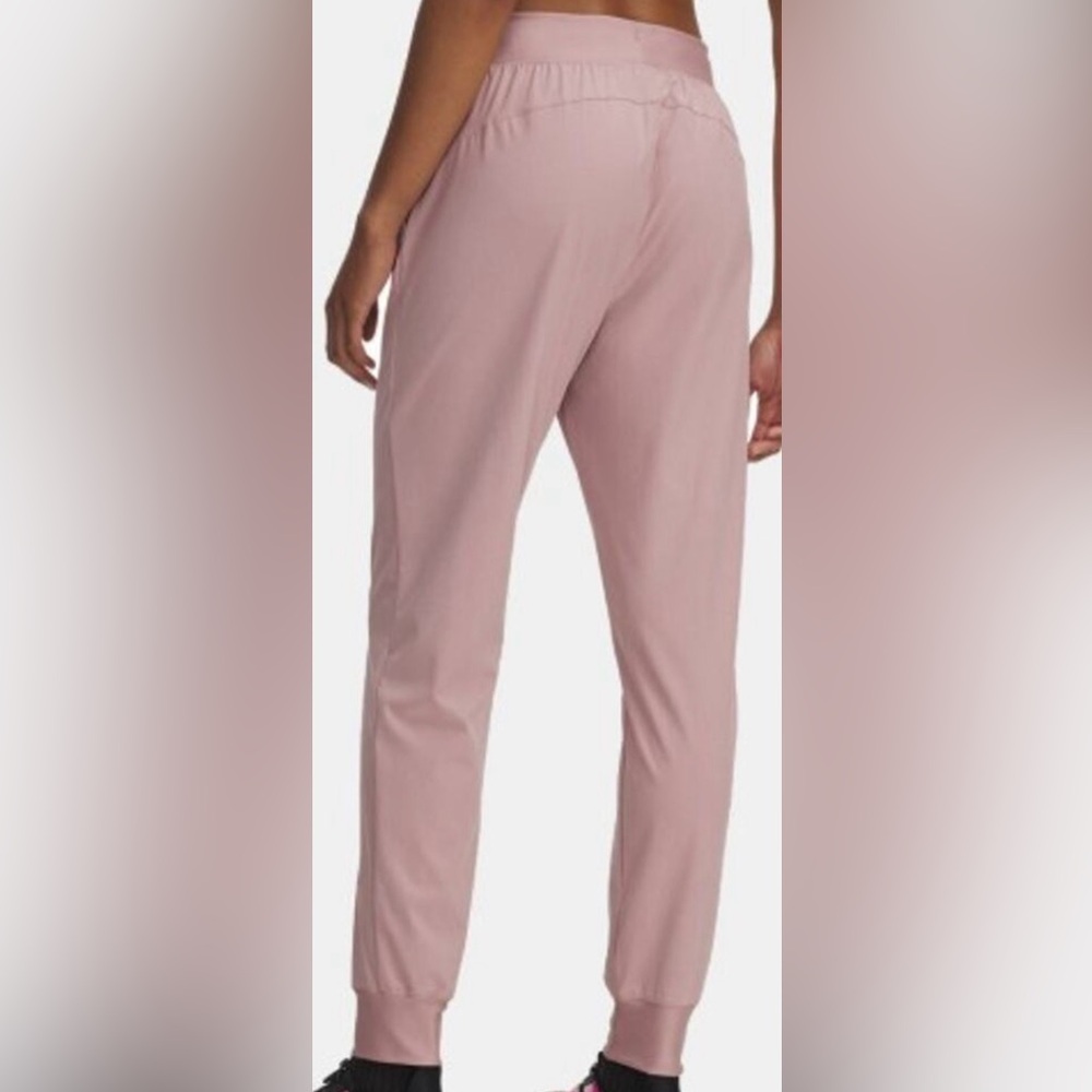 Under Armour Women's Dusty Pink Jogger Track Pants - Picture 2 of 2